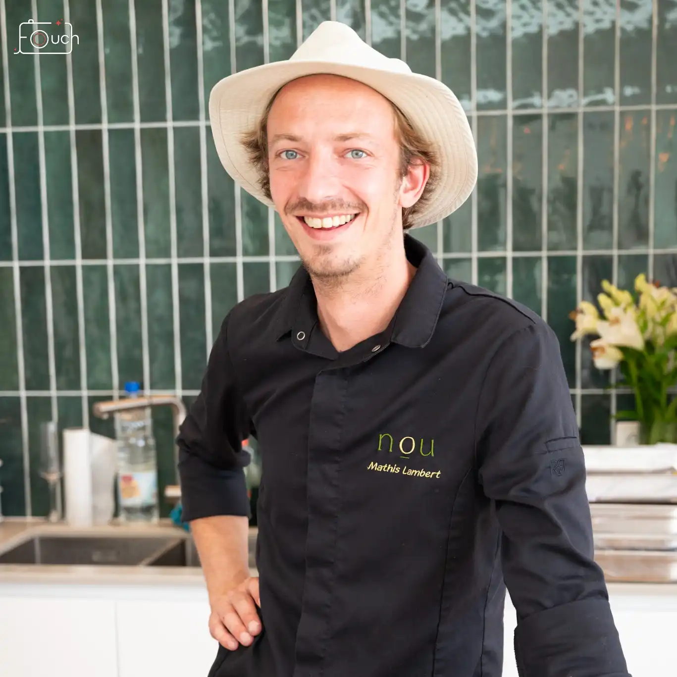 Mathis, chef de cuisine du restaurant NOU